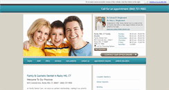 Desktop Screenshot of familydentalcarect.com